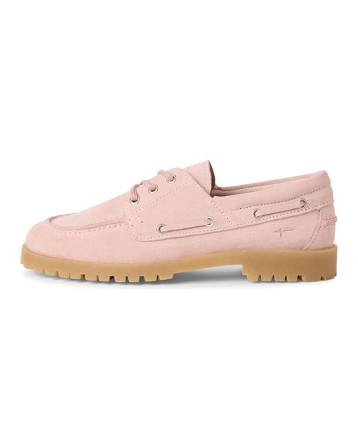 Tamaris Pink Boat Shoes