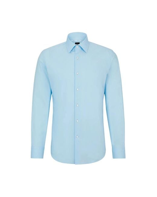 Boss Blue Formal Shirts for men