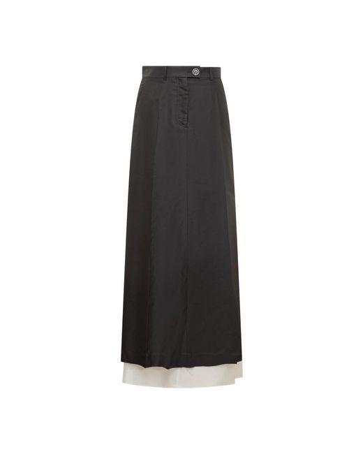 Peter Do Maxi Skirts in het Black