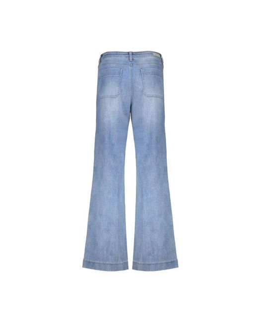 Geisha Merel Flared Jeans in het Blue