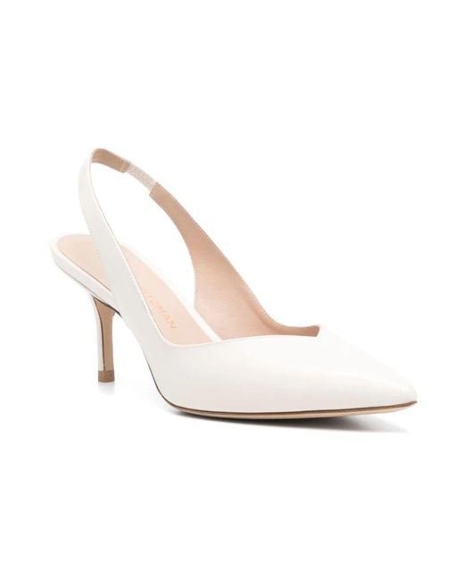 Stuart Weitzman White Weiße absatzsandalen