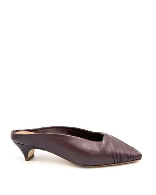 Halmanera Brown Mule Spuntato