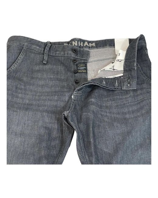 Denham Gray Straight Jeans for men