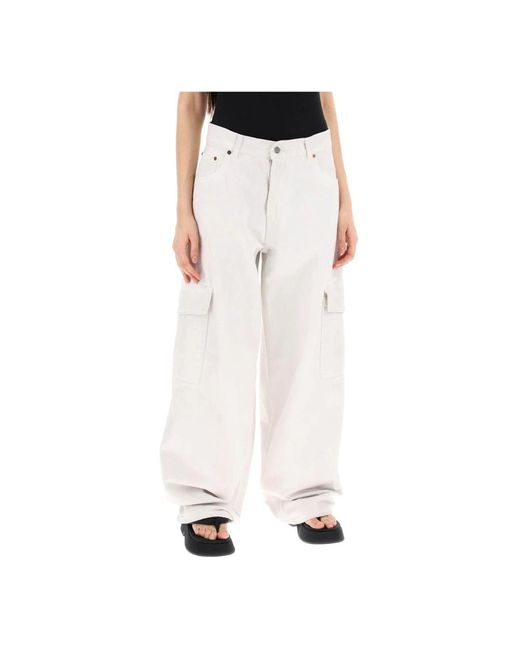 Wide trousers Haikure de color White