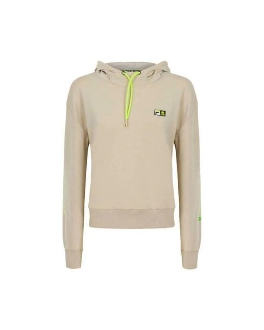 Fila Cropped Hoodie in het Natural voor heren