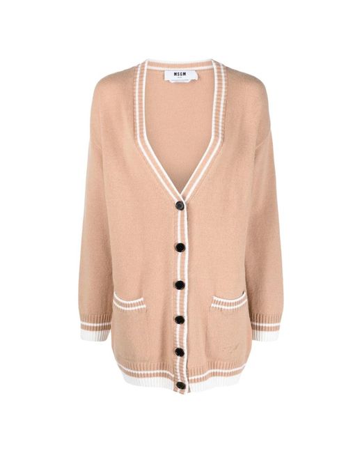 MSGM Pink Cardigans