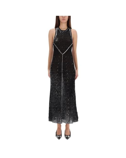 DIESEL Black Midi Dresses