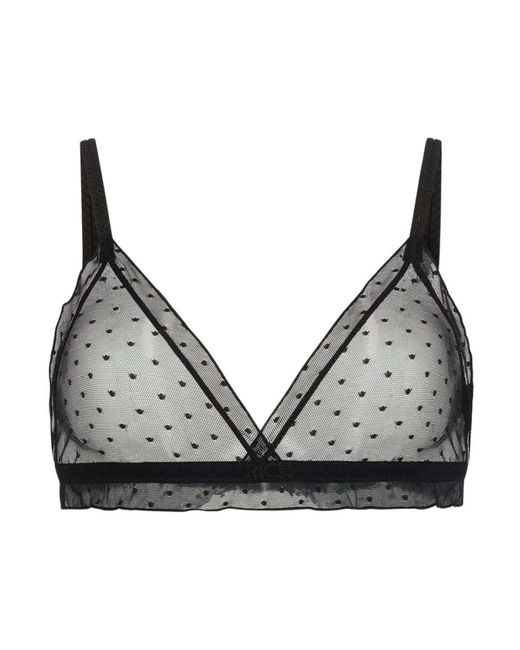 John Richmond Ondergoed ,Zwart ,Bh Met Polka Dot Tone Sur Ton in het Black