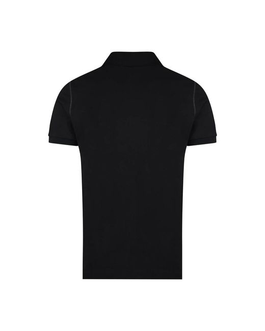 Dolce & Gabbana Logo Plaque Polo in het Black voor heren