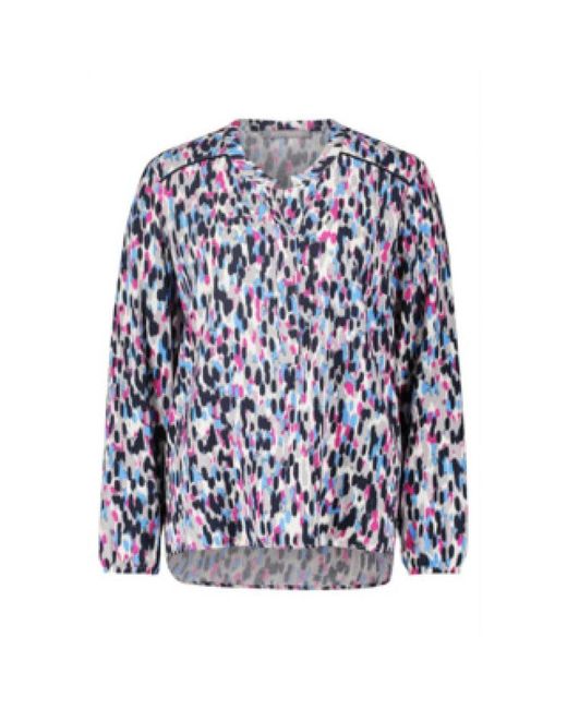 BETTY&CO Lange Mouwen Blouse Voor in het Blue