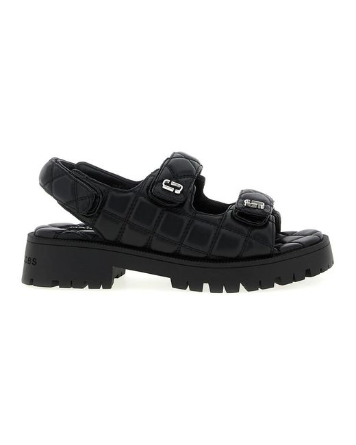 Marc Jacobs Black Flat Sandals