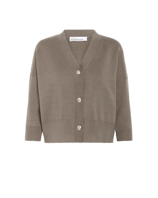 Karen By Simonsen Cardigans in het Brown