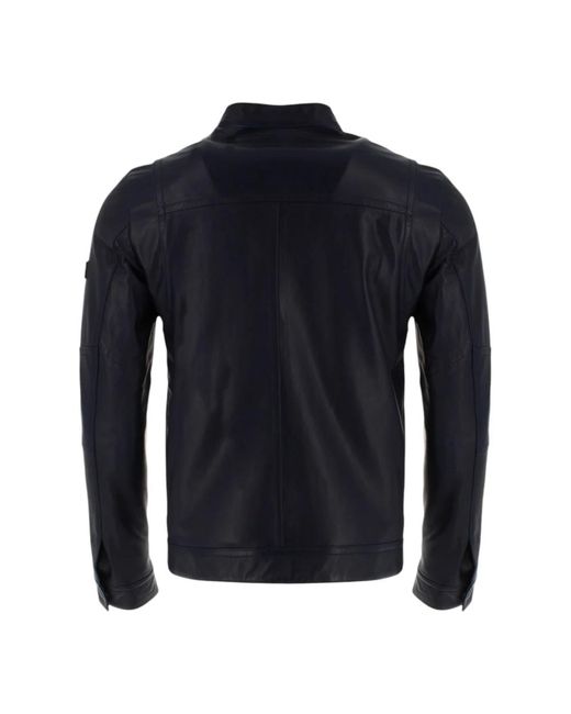 Jackets > leather jackets Peuterey pour homme en coloris Blue