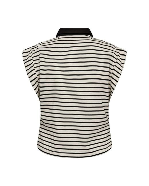 co'couture Black Polo Shirts