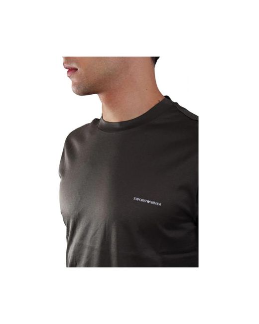 Emporio Armani Black T-Shirts for men