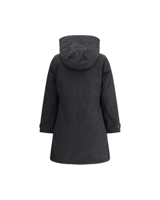 Woolrich Black 3-In-1 Parka Jacke Mit Steppdesign