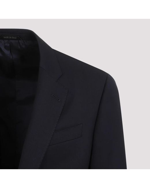 Giorgio Armani Dunkelblaues anzug in Black für Herren
