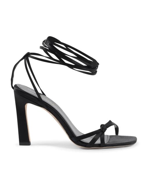 Dee Ocleppo Black High Heel Sandals