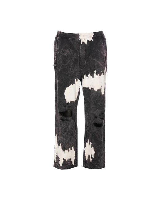 Straight Trousers di DSquared² in Black da Uomo