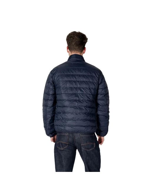EA7 Blue Winter Jackets for men