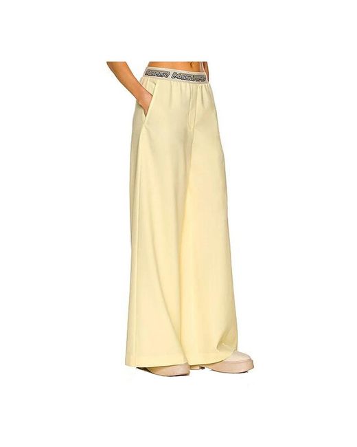 Stella McCartney Yellow Wide Trousers