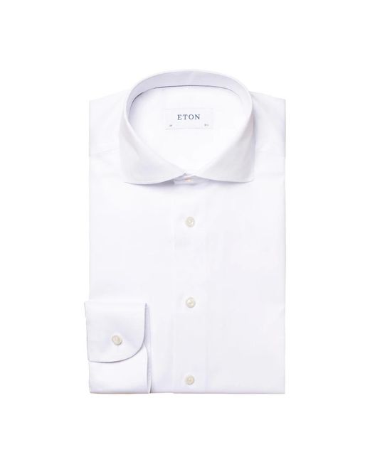 Eton of Sweden White Formal Shirts for men