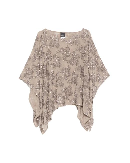Marina Rinaldi Blouse in het Natural