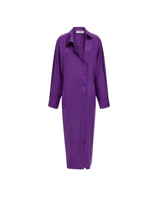 The Attico Purple Shirt Dresses