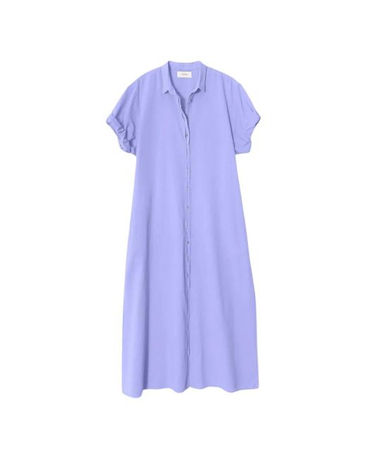 Xirena Purple Shirt Dresses