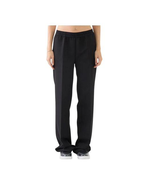 Ermanno Scervino Black Straight Trousers