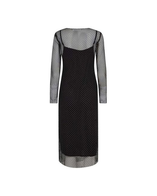 co'couture Maxi Jurken in het Black