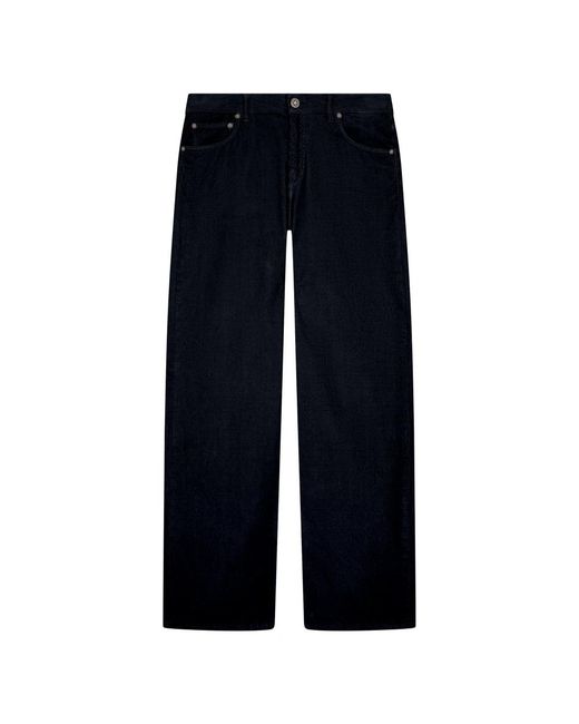 Dondup Blue Straight Trousers