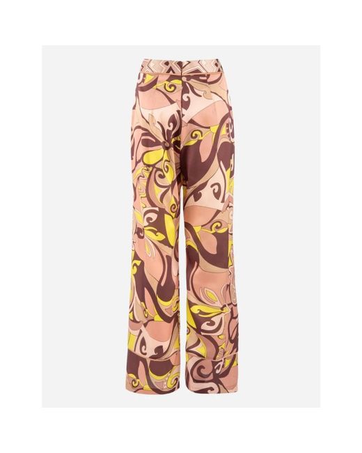 Nenette Orange Wide Trousers