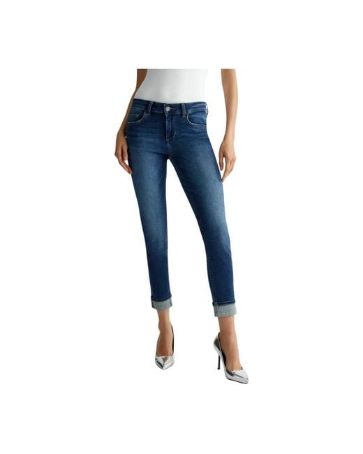 Liu Jo Blue Cropped Jeans