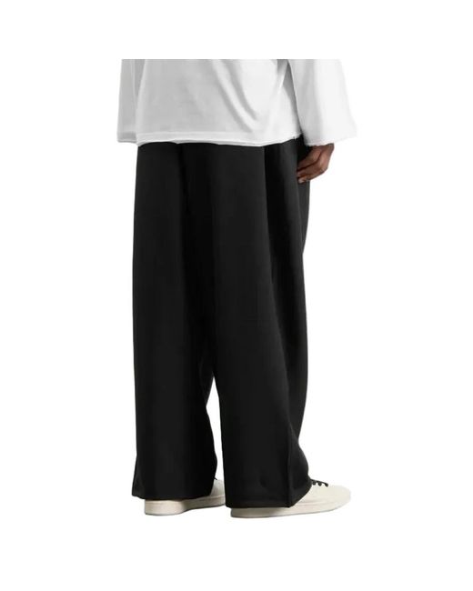 Y-3 Sport Uniform Straight Pants in het Black