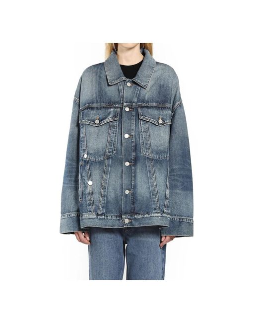 Agolde Denim Jackets in het Blue