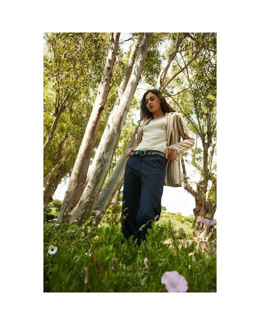 Mason's Blue Cropped Jeans