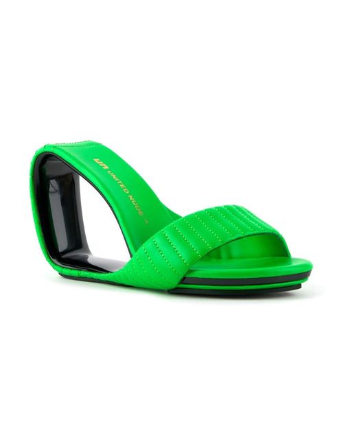 United Nude Green Wedges