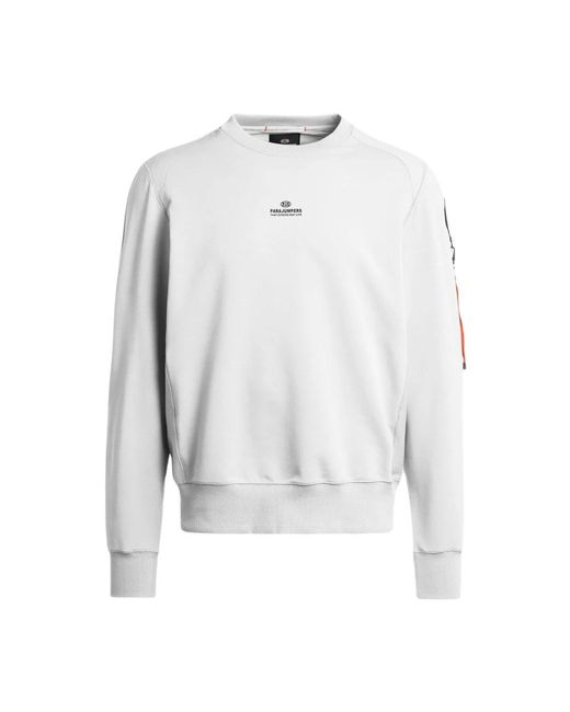 Parajumpers White Sweatshirts for men