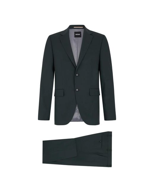 HUGO Blue Single Breasted Suits for men