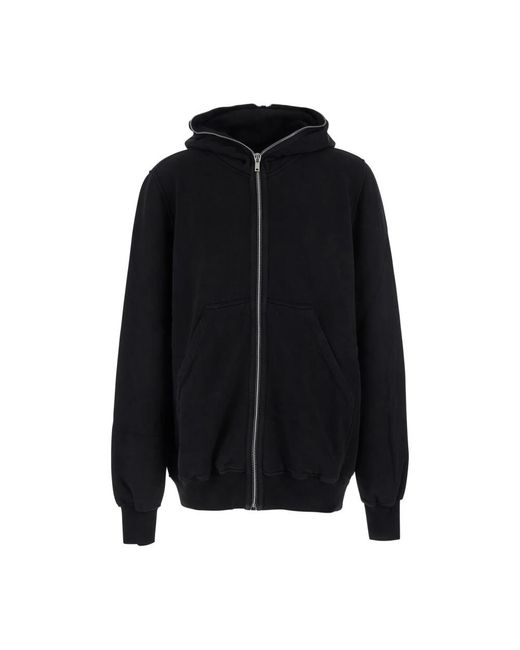 Rick Owens Black Zip-Throughs for men