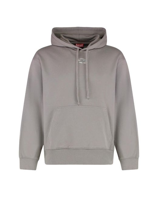 DIESEL Hoodies in het Gray voor heren