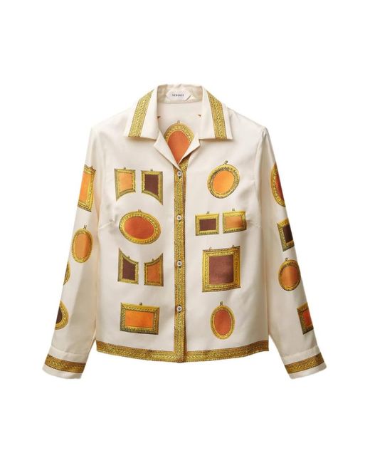 Shirts Versace de color Metallic