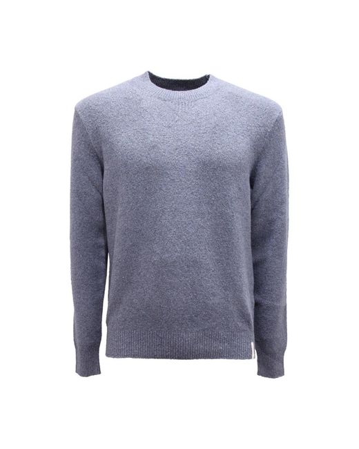 Brooksfield Blue Round-Neck Knitwear for men