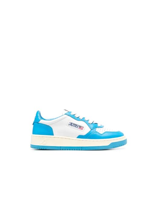 Autry Blue Medalist 01 Low Sneakers