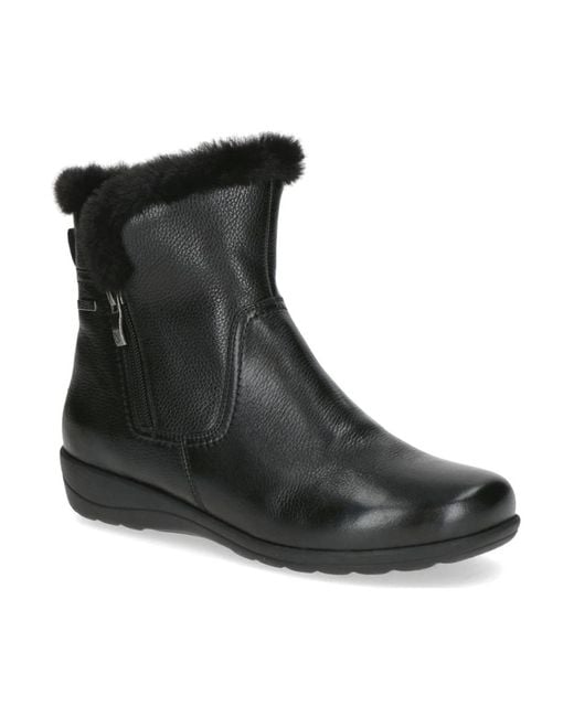 Caprice Black Winter Boots