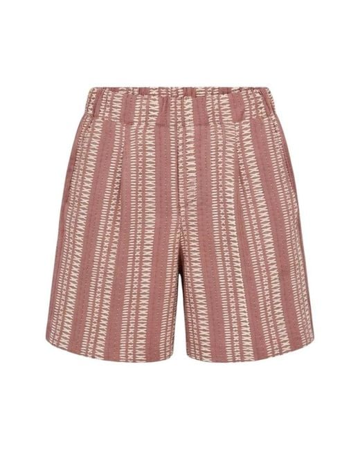 Costumein Red Casual Shorts for men