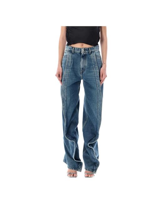 Y. Project Blue Wide Jeans