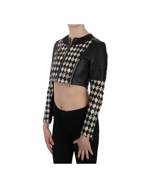 John Richmond Black Leather Jackets