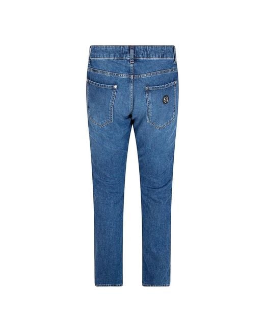 Philipp Plein Blue Slim-Fit Jeans for men